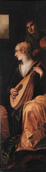 Lute player by Roelof van Zyll
